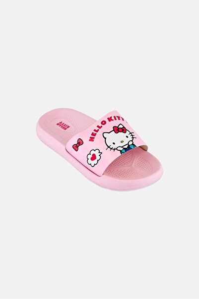 Hello Kitty Kids Girl Slip On Slides, Pink