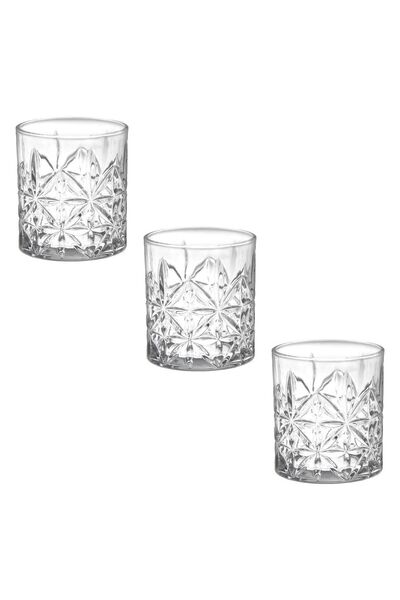 OEM Set 3 Pahare din Sticla Whisky 330ml