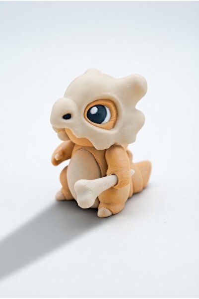 Kanvas Trade Manufacturing Cubone Figürü – Eklemli Pokémon Masaüstü Dekor ve ...