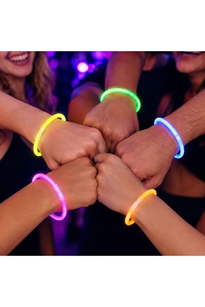 OEM Βραχιόλια Glow in the Dark σε Διαφορετικά Χρώματα 20cm - 5 τεμάχια