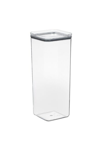OEM Square Plastic Transparent Food Storage Container 2L