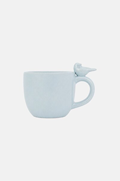 Market Finds Mug With Figural Bird 250 ml, Light Blue
