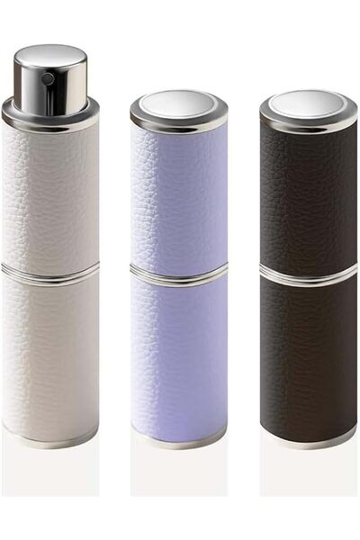 Yelajoy 3Pcs 8 ml Perfume Atomiser Bottle, Refillable Spray Bottle, Leather M...
