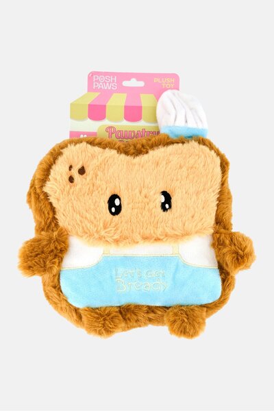 Posh Paws Bread Baker Plush Dog Toy