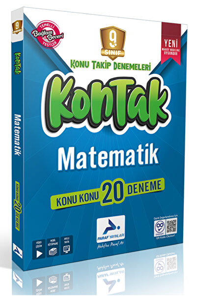 paraf yayınları 9. Sınıf Maarif Model KONTAK Matematik Konu Konu 20 Deneme
