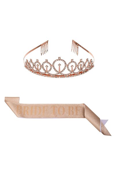 OEM Set Panglica & Tiara Roz Aurie "Bride to Be"