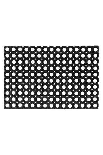 OEM Black Perforated Rubber Entrance Mat 60x40cm