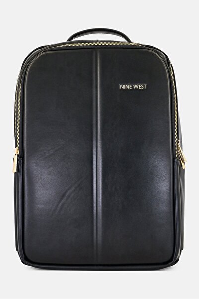 Nine West Women Brand Logo Backpack, Black