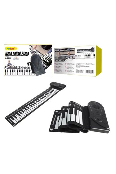 OEM Andowl Ευλύγιστο Πιάνο Αφής με 49 Πλήκτρα Q-GQ049 - Hand Rolled Piano