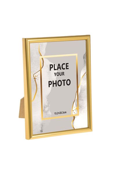 OEM Decorative Gold Photo Frame 15x20cm