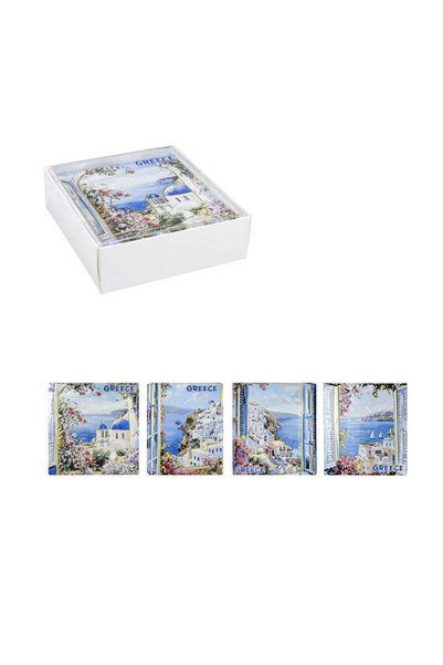 OEM Σετ σουβέρ Greece 4τμχ - Coaster set 4pcs