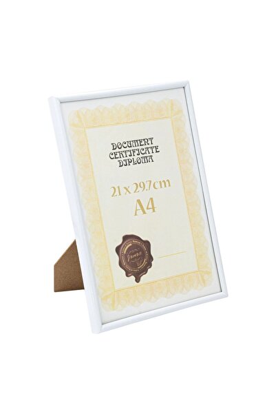 OEM Λευκή πλαστική κορνίζα φωτογραφιών A4 21x29,7 εκ.