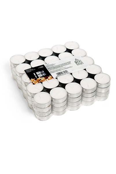 OEM Lumanari tip Pastila Albe Ø3.5x1.5cm - 100buc
