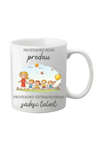 INOVATIX Personalized mug - Good teachers teach, extraordinary teachers culti...