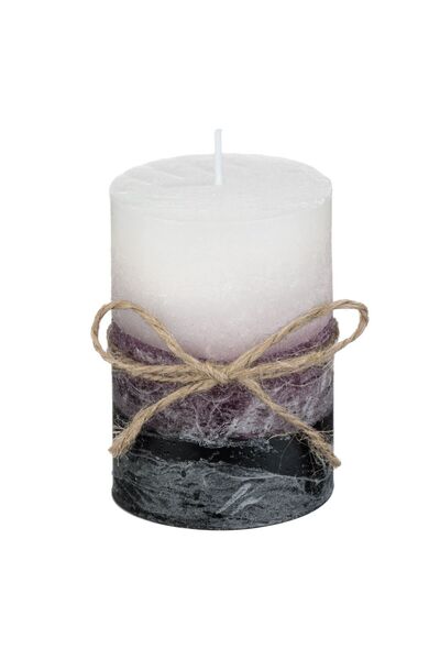 OEM Lumanare Parfumata Neagra Bordo Alba Orhidee Ø5x7,5cm