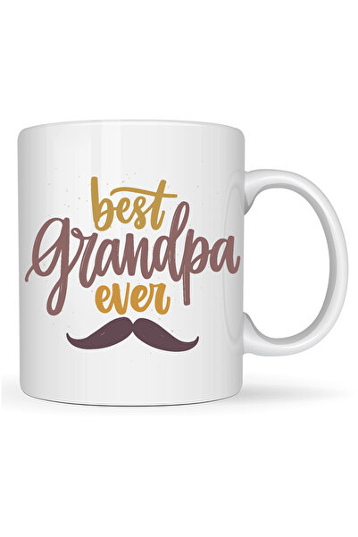 INOVATIX Personalized mug “Best Grandpa ever'', white, grandfather 330 ml