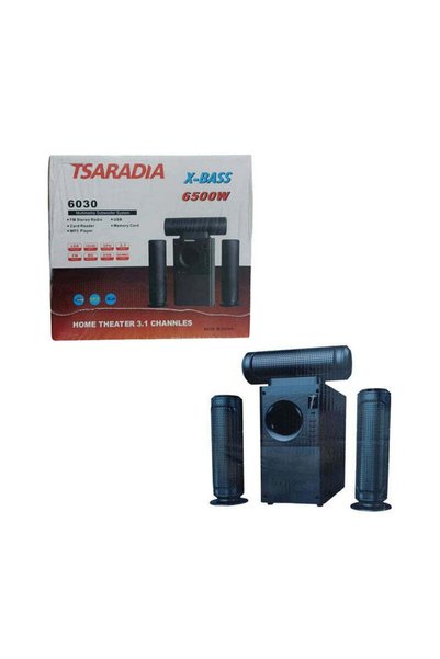 OEM TSARADIA Ηχοσύστημα με τηλεχειριστήριο 6030 - X-BASS 6030