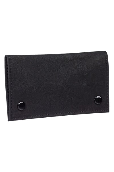 OEM Black Faux Leather Tobacco Snuff Box with Staples 16.5x9cm
