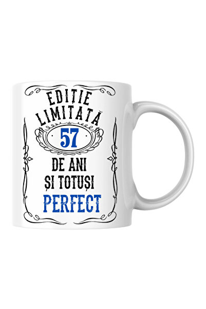 INOVATIX Personalized Can - Limited Edition 57 Years Old and Perfect, Λευκό, ...