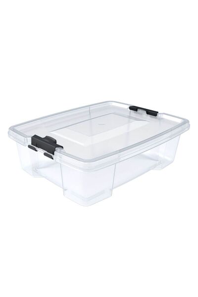 OEM Transparent Plastic Storage Box with Lid 7L