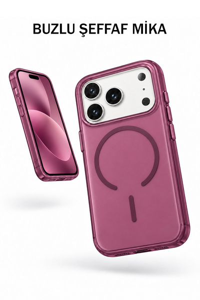 WANNA PROTECT Iphone 17 Pro Max / 18 Pro Max Uyumlu MagSafe Özellikli Şeffaf ...