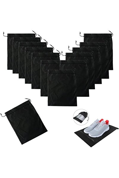 SKY TOUCH SKY-TOUCH 12 Pieces Waterproof Shoe Storage Bags, Non-Woven Fabric ...