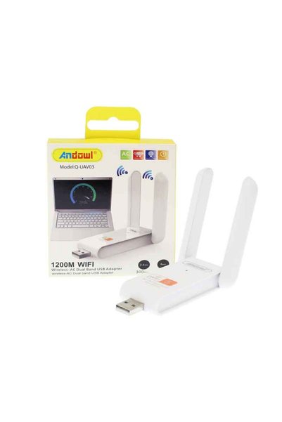 OEM Andowl Q-UAV03 Ασύρματος USB Αντάπτορας Δικτύου 866Mbps - Wireless -AC Du...