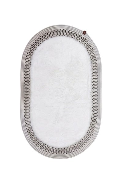 Comfort Craft سجادة حمام بيضاوية الشكل من سلسلة لونا مقاس 50x80 سم - سجادة حم...