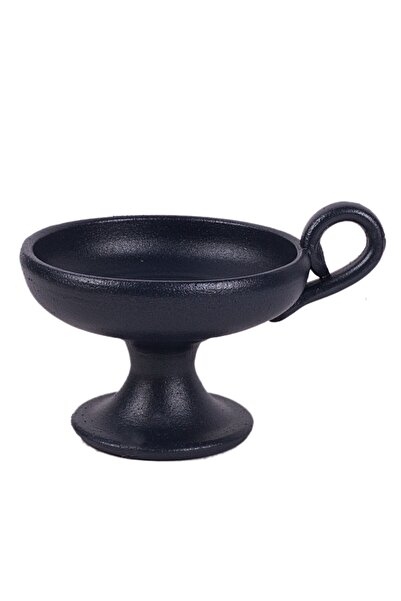 OEM Incense Burner Ceramic Anthracite Ø9x6cm