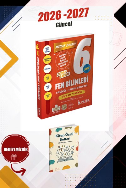 Muba Yayınları 6.Sınıf Fen Bilimleri Bağlam Temelli Fasikül + Soru Bankası 20...