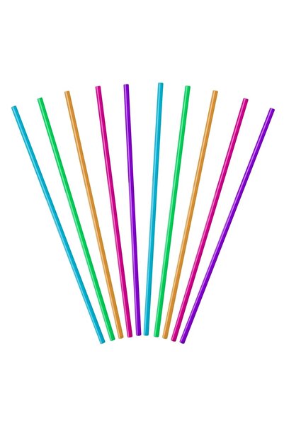 OEM Paie din Plastic Reutilizabile Colorate Ø5x210mm - 120buc