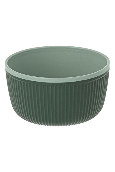 OEM Green Plastic Bowl - Mint Green with Stripes 520ml