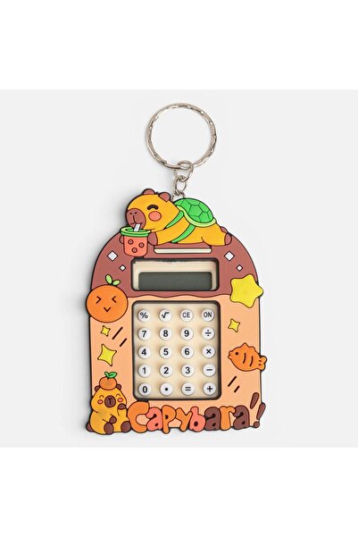 OEM Ключодържател играчка Капибара с калкулатор и лабиринт