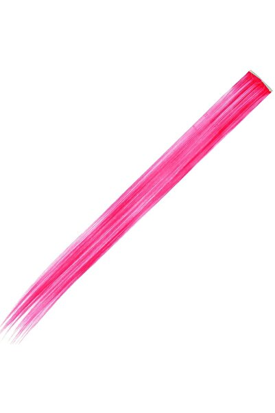 OEM Accesoriu Deghizare Extensie Par Drept cu Clips Fucsia - 51cm