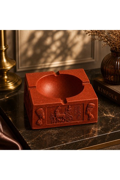 Gizem Design Products Antik Mısır Temalı Küllük (Kiremit) Dekoratif, Dekorasy...