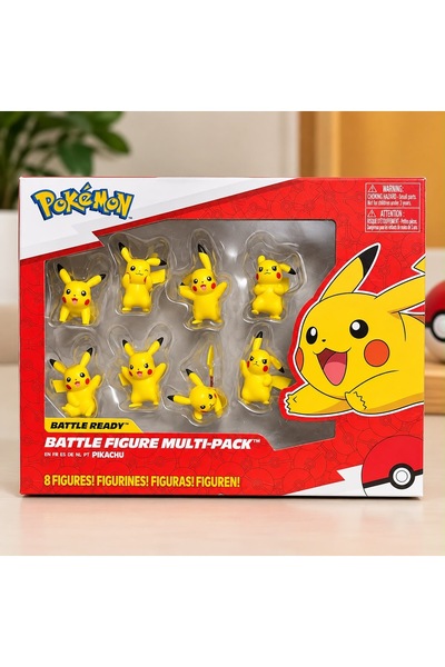 Kanman Pokèmon battle figure multipack oyuncak pikachu 8 figur