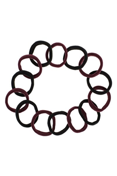 OEM Elastice Par Frotte Negre Bordo pentru Femei - 14buc