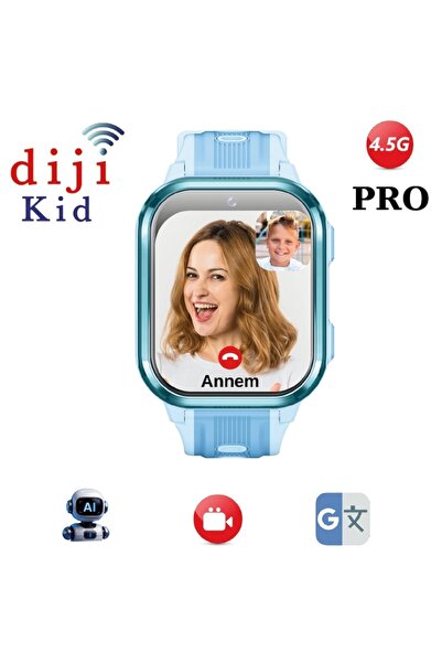 4.5GPRO Akıllı Çocuk Saati, AI, Görüntülü Görüşme, Face ID, GPS, Okul Modu