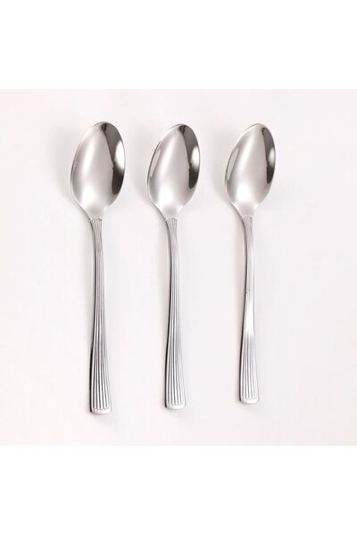 OEM Lingurite din Otel Inoxidabil "Linear" 14,5cm - 3buc