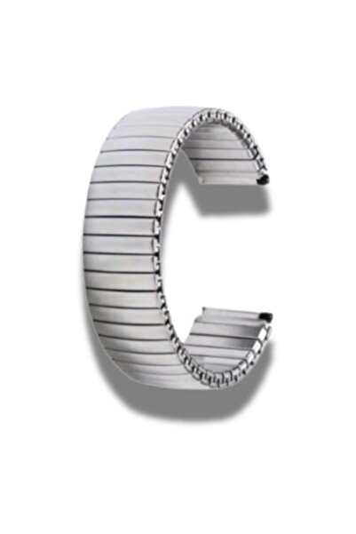 OEM Brățară metalică elastică 22 mm argintie