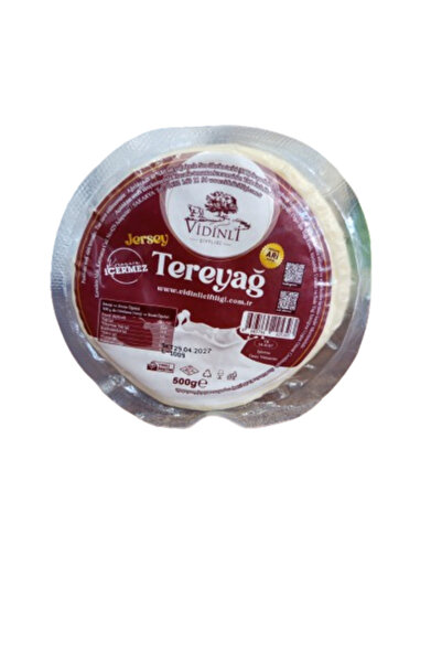 Vidinli Çiftliği Jersey Sütünden Tereyağ 500Gr