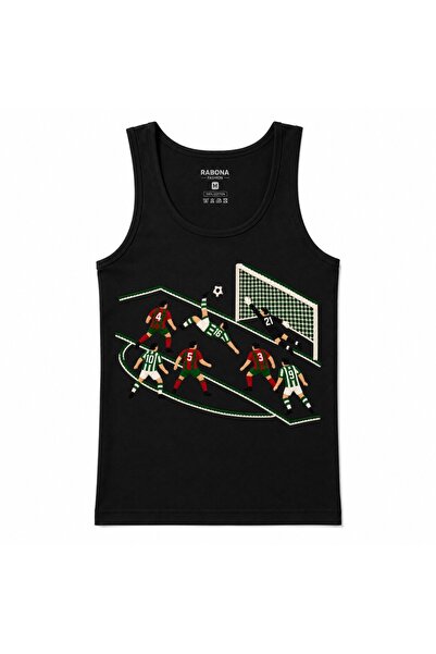 Rabona Fashion Football Bicycle Kick & Goalkeeper Graphic Tank Top