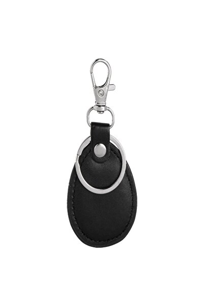 OEM Black Faux Leather Keychain 7cm for Men
