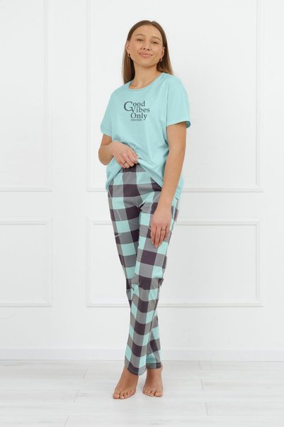 Other Pijamale de damă, mâneci scurte, pantaloni lungi, Narina S