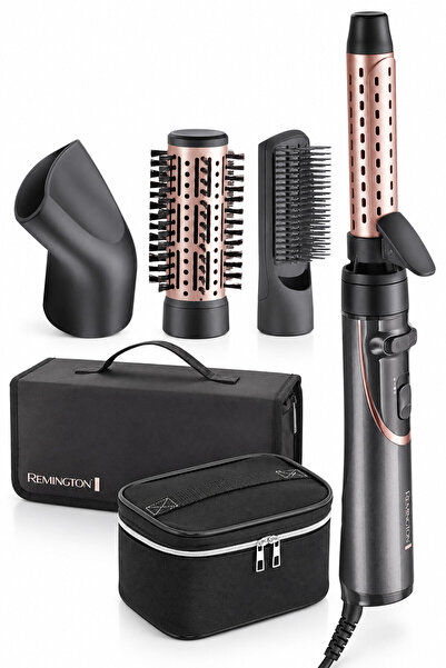 Remington Metalik Gri Curl&Straight Confidence Saç AS8606 Makyaj çantası hedi...