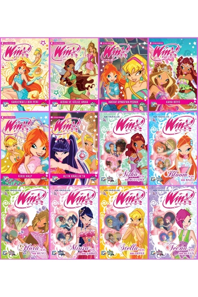 Komikşeyler Yayıncılık Winx Club Süper Periler - Aşk Hikayeleri 12 Kitap Takım