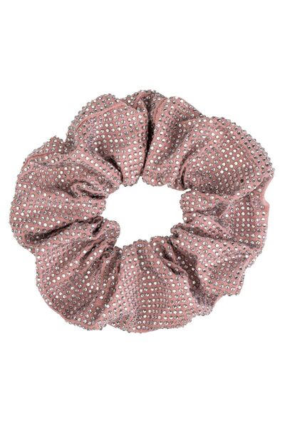 OEM Elastic Par Textil Roz Nude cu Stras Argintiu pentru Femei