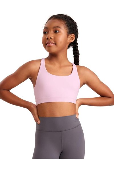 CRZ YOGA حمالة صدر تدريبية للفتيات من Butterluxe - بتصميم مريح ورباطات حول ال...