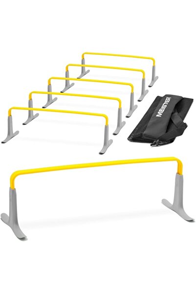 Meister ZoomFlex Agility Hurdles with Carry Bag - Flex-Safe Modular Speed Tra...