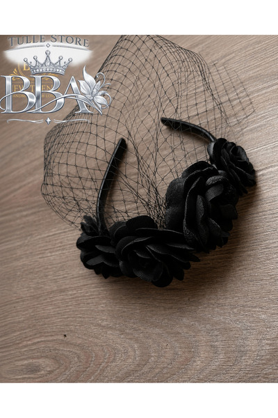 TAÇ SİYAH-Vualet Nikah Şapkası Gelin Şapkası Nikah Kepi Balo Şapkası Mezuniyet Kepi Yılbaşı Vintage Vualet Şapka Gelin Şapkası Nikah Şapkası Kadın Fascinator